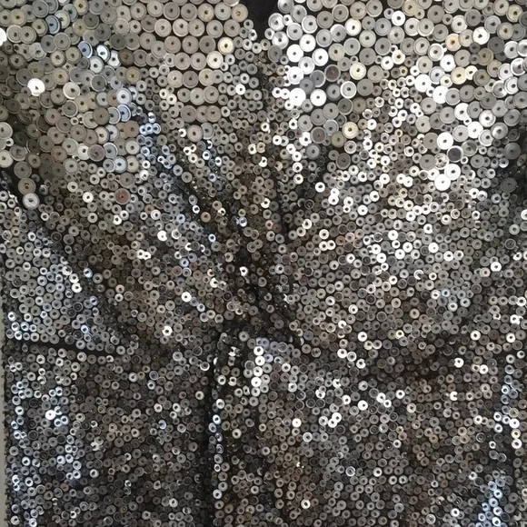 ASO Blair Waldorf Gossip Girl Valentino Sequin Silk Dress US 8 - Picture 5 of 12